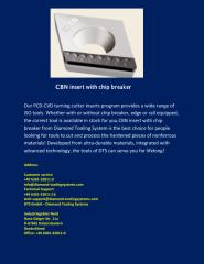 CBN insert with chip breaker.pdf