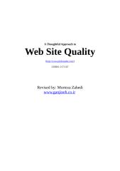 a thoughtful approach to web site quality.doc
